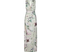Abendkleid, schimmernd, Raffung, für Damen