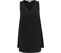 Shirtkleid, V-Ausschnitt, ärmellos, für Damen