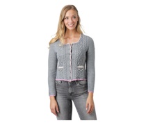 Strickjacke "Aida", Trachten-Sti, Charivari-Detais, Herz-Anhänger
