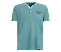 T-Shirt, Henley-Ausschnitt, Streifen, für Herren