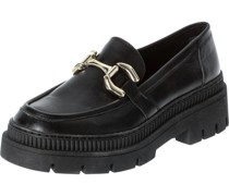 Slipper, Lederoptik, Blockabsatz, für Damen