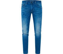 Jeans, Slim-Fit, uni, für Herren