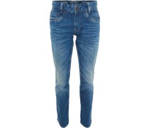 Jeans, Used-Look, Regular-Fit, für Herren