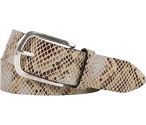 Gürtel, Leder, Animalprint, für Damen