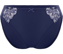 High Leg Slip, Blätterstickerei, Spitze, für Damen