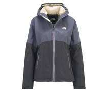 Jacke, Kapuze, zweifarbig, Reißverschluss, für