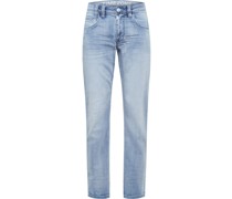 Jeanshose, Regular Fit, Slim Leg, Waschung, Patch-Detail, für Herren
