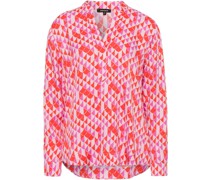 Shirtbluse, Regular-Fit, Split-Neck, für Damen