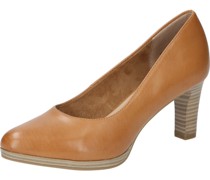 Pumps, Leder, Blockabsatz, für Damen
