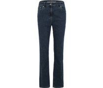 Damen-Jeans "Cora", Regular-Fit, Waschungseffekt, uni, für