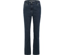 Damen-Jeans "Cora", Regular-Fit, Waschungseffekt, uni, für