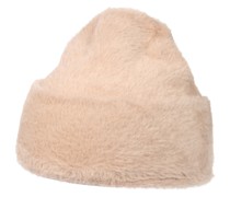 Beanie, uni, Emblem, für Damen