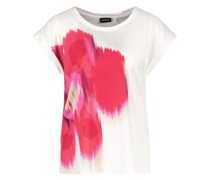 T-Shirt, Rundhals-Ausschnitt, Print, für Damen