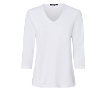 Shirt, V-Ausschnitt, uni, für Damen