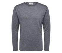 Strickpullover, Rundhalsausschnitt, uni, für Herren