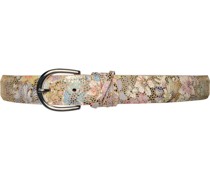 Ledergürtel, Floral-Print, strapazierfähig, für Damen