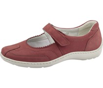Slipper, Leder, Klettverschluss, für Damen