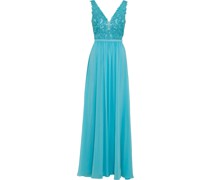 Abendkleid, V-Ausschnitt, Reißverschluss, für Damen