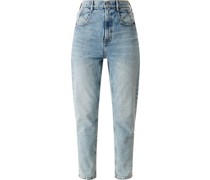 Jeans, 7/8-Länge, High Waist, Waschung, für Damen