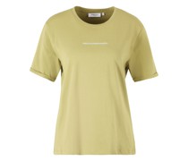 T-Shirt, Rundhals, Logo-Print, für Damen