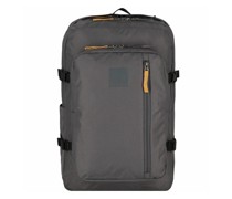 Rucksack, Polyester (recycelt), uni, Zipper, Emblem, für und Herren