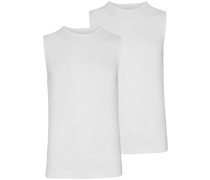 T-Shirt, Rundhals-Ausschnitt, uni, für Herren