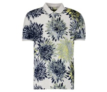 Polo-Shirt, floraler Allover-Print, für Herren