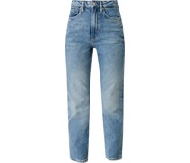 Jeans, 7/8-Länge, Waschung, High Waist, für Damen