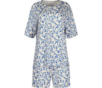 Pyjama, floral, 2-Teiler, für Damen