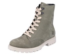 Schnürstiefeletten, Leder, rutschfest, wasserabweisend, für Damen