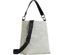 Schultertasche "Logorama Butan", Reißverschlussfach, grafisches Muster, für Damen