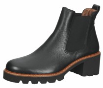 Leder/Textil Stiefelette
