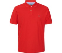 Poloshirt, Kurzar, einfarbig, Logo, für Herren