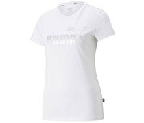 ESS+ T-Shirt, Bauwolle, etallic-Logo, für Daen