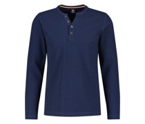 Shirt, angarm, Heney-Ausschnitt, für Herren