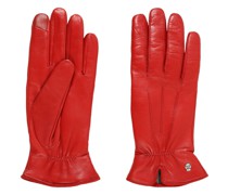 Lederhandschuhe, Applikation, für Damen