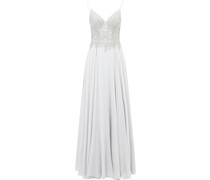 Cocktailkleid, Spitzenbesatz, Paillettenverzierung, V-Ausschnitt, für Damen