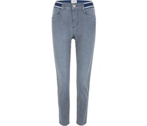 Ornella Sporty 7/8-Jeans, Slim Fit, Elastikbund, Streifen, für Damen