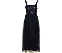 Cocktailkleid, Pailletten, einfarbig, für Damen