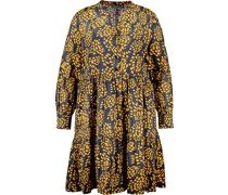 Shirtkleid, Split-Neck, Langarm, für Damen