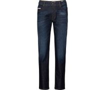 Jeans, 5-Pocket, Regular Fit, Waschung, helle Nähte, für Herren
