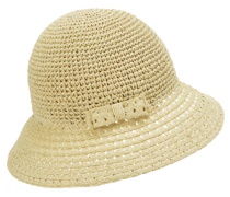 Glockenhut, Papierstroh, gehäkelt, für Damen