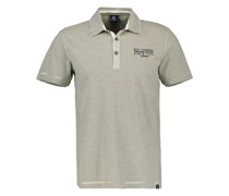 Pooshirt, Kurzarm, Streifen, für Herren