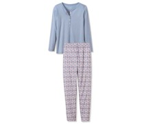 Midsummer Dreams Pyjama, Rundhals, Print, für Damen