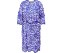 Kleid, große Größen, 3/4-Arm, Schlüsselloch-Ausschnitt, für Damen