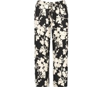 Stoffhose, Blumenmuster, für Damen