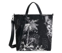 Shopper "Phantom Duseldorf", Reißverschluss, Print, für Damen