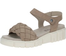 Sandalen, Leder, Klettverschluss, für Damen