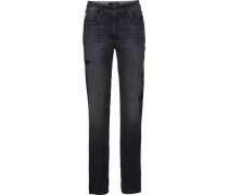 Jeans "Gina", Regular Fit, unifarben, 5-Pocket, für Damen