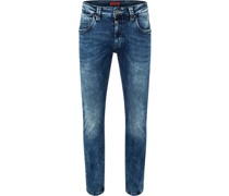 Jeans, 5-Pocket, Used-Look, Slim-Fit, für Herren